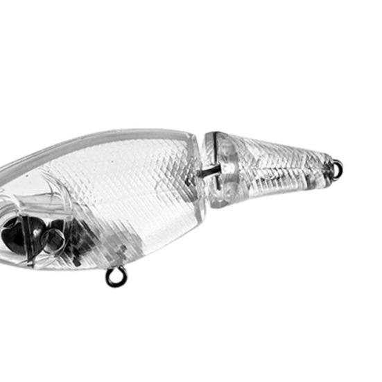 Hard Bait Fishing Lure Realistic Looking Transparent Design Streamlined Body Compact Portable Artificial Lure Fake Bait