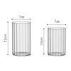 Transparent Wide Striped Glass Cup High Temperature Resistant Glass Water Cup Home Juice Cup Wine Glass 300ml 350ml