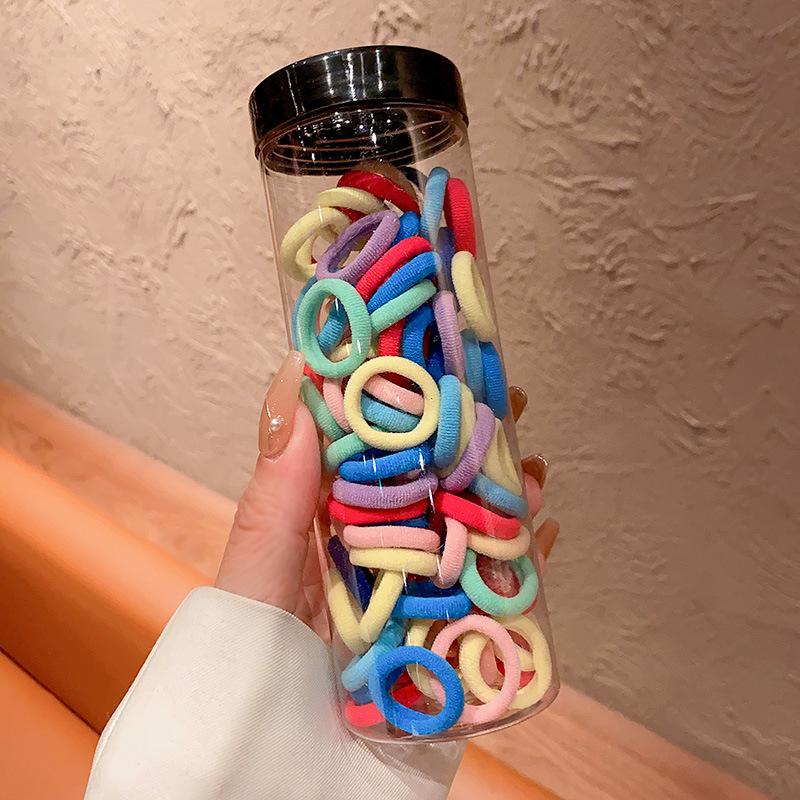 Children's Soft, Elastic Hair Bands - Gentle, Cute Towel Hair Rings for Girls