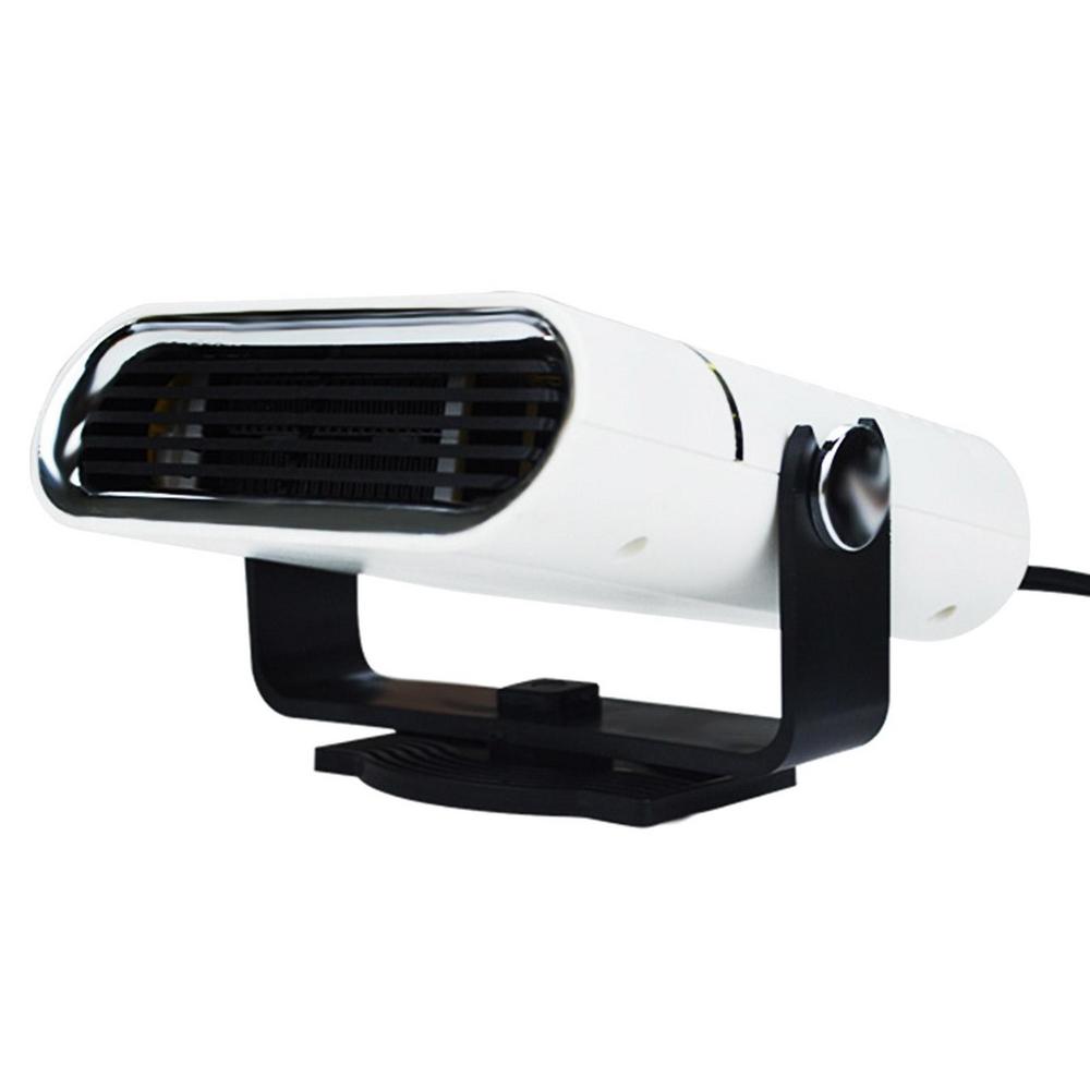 

Автомобильный обогреватель с вентилятором 12 В, быстрый нагрев, быстрое размораживание, антизапотеватель с разъемом прикуривателя, вращающееся на 360 градусов основание, автомобильные аксессуары белый