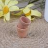 12 Pcs Dollhouse 1:12 Miniature Flower Pot Handmade Red Clay Pot Garden Home