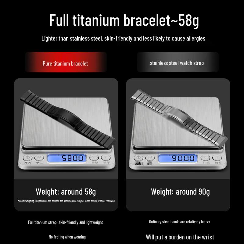 Titanium Alloy Strap for Huawei GT5/Pro GT4/Watch5/4/6 - Business Style Watch Band
