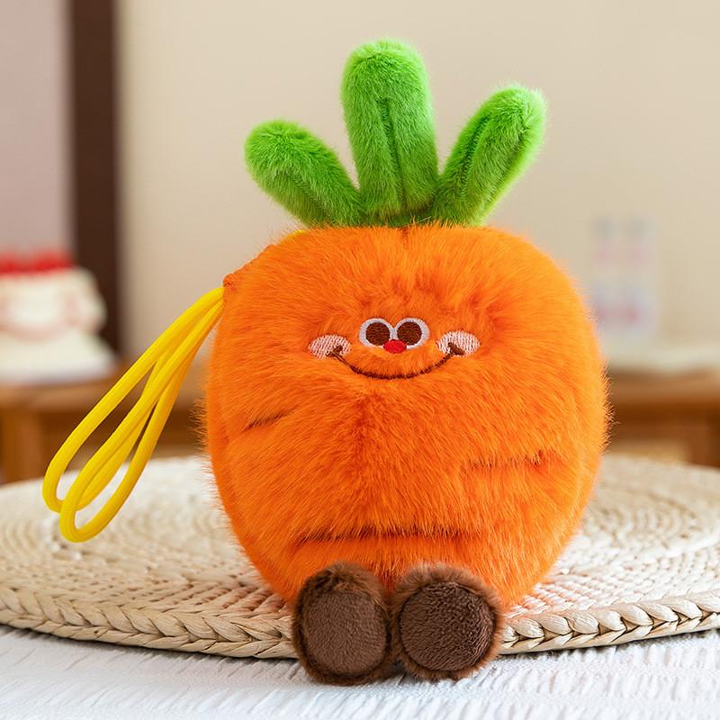 Fruits Vegetables Plush Keychain With Scented Granules For Kids School Activities