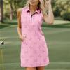 Womens Sleeveless Golf Dress Quick-Dry Stretch Performance Summer Sports Activities