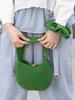 The Green Lab Wool Knit Mini Tote Bag [Green]