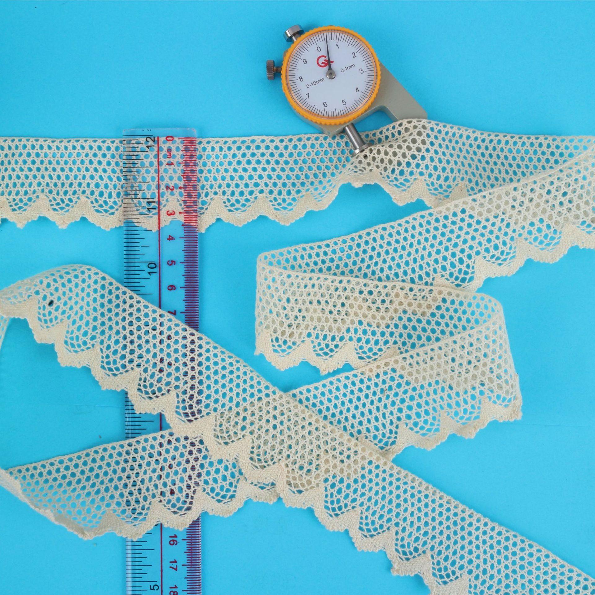 

Single-Sided Thin Thread Cotton Thread Lace Various Specifications, Loungewear Clothing Hat Rope Accessories Diy Cotton Thread Lace S0348