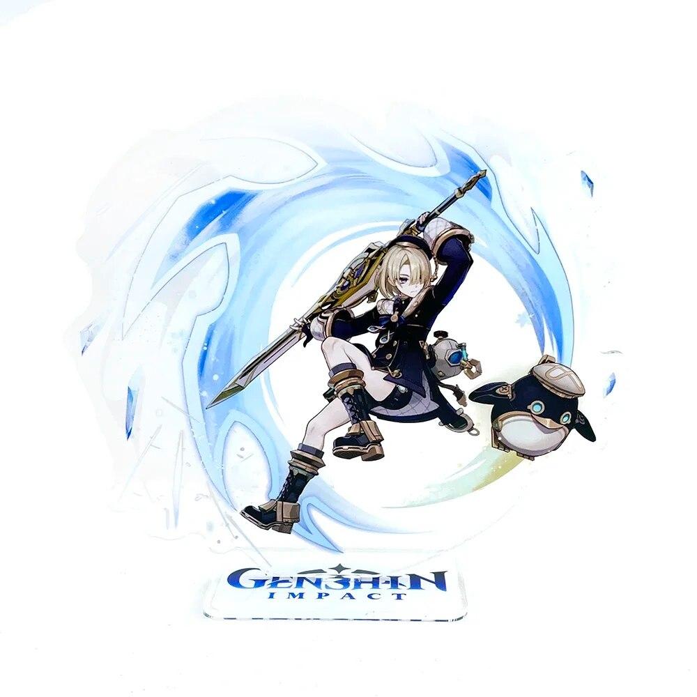 Genshin Impact Fontaine персонажи Freminet Chevreuse Navia акриловая подставка игрушечная фигурка