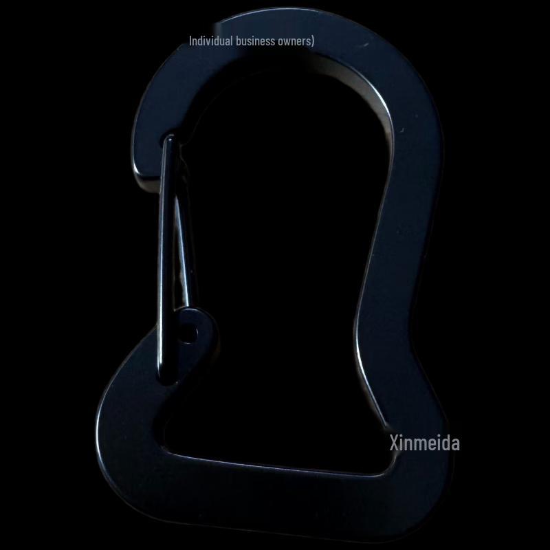 

Lixin Irregular Stainless Steel Carabiner Clip 10-Pack