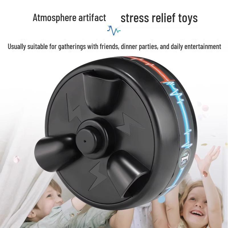 Advanced Black Tech Lie Detector Game: Electric Shock Desktop Toy for Kids & Families 2025