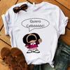 Women's T-shirt Mafalda Cartoon Print T-shirt Ladies Casual Harajuku Graphic T-shirt Short Sleeve Fashion Kawaii Tshirt Female