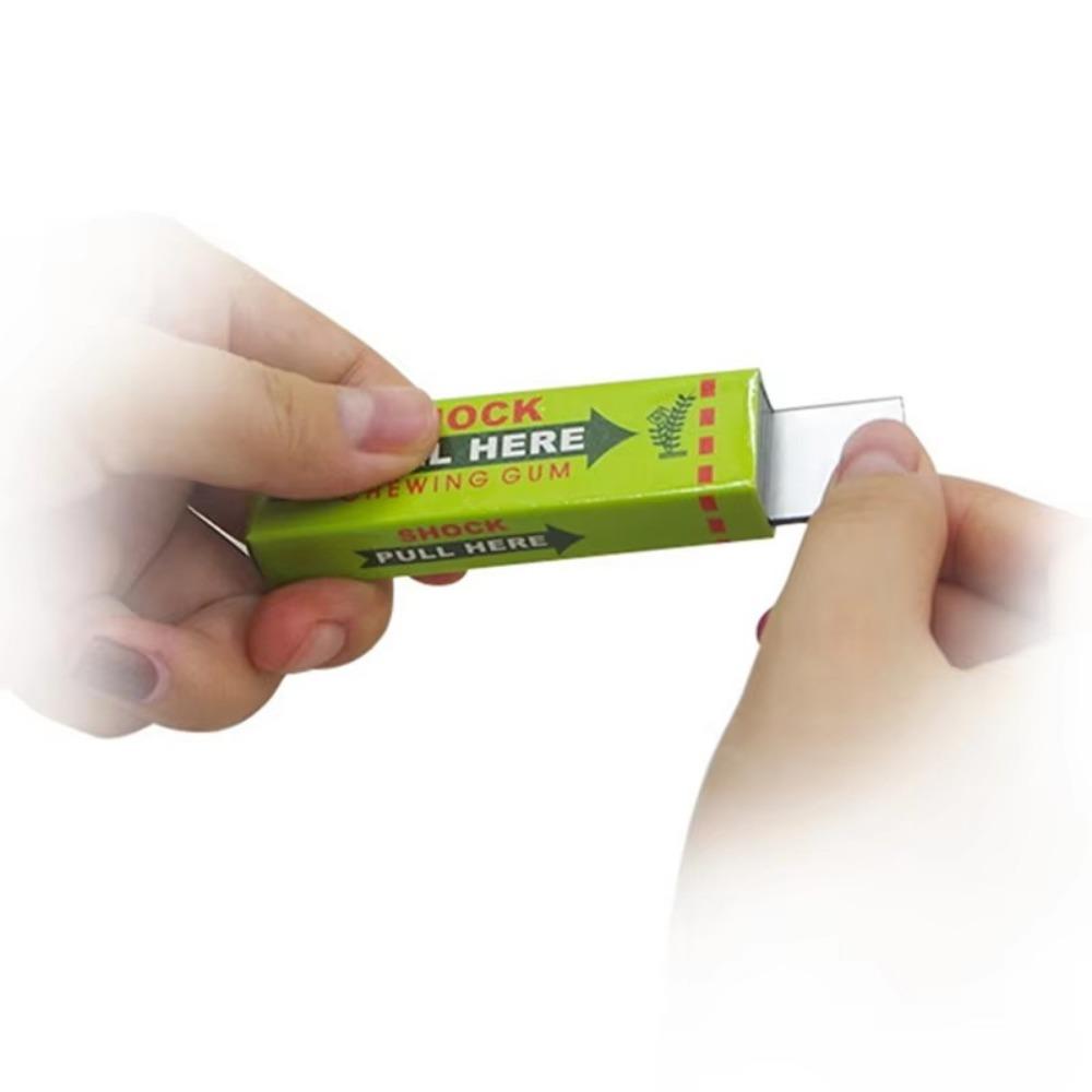 Electric Shock Chewing Gum and Magic Prank Toy for Street Jokes Easy Comedy Holiday Party Supplies Suitable for April Fool's Day
