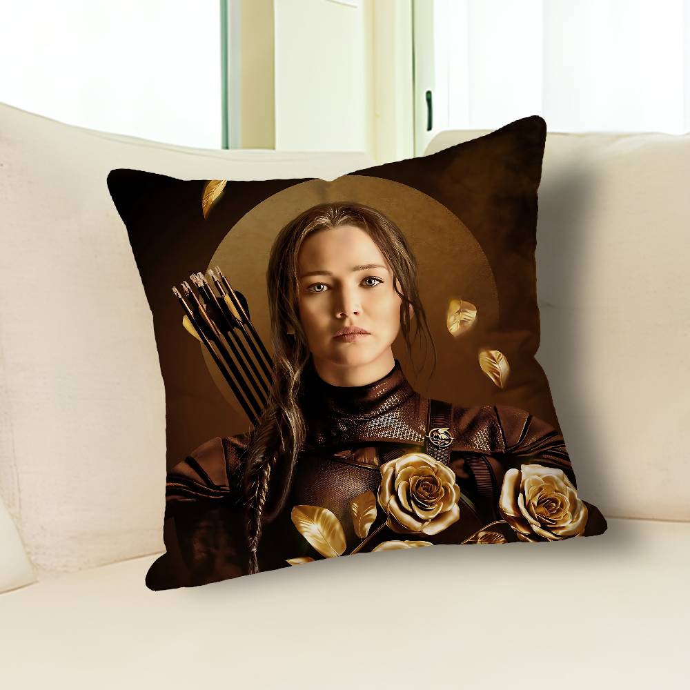 The H-Hunger G-Games-S Various Sizes Square Pillow Case For Car Home Bedchamber Decor Custom Valentine gift