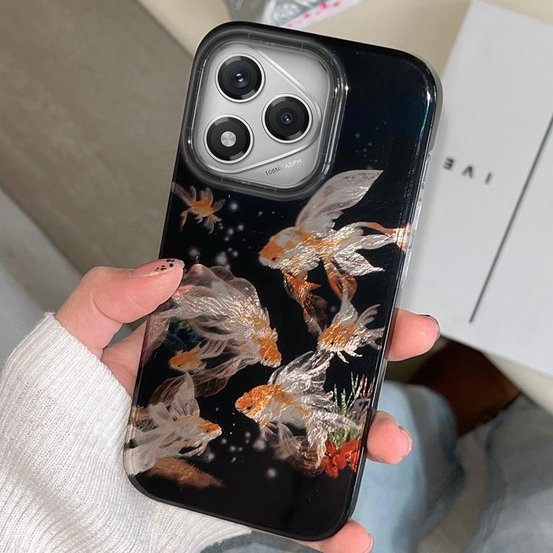 Luckly Koi Goldfish Girls Women Case For Honor 400 Pro X9c Magic7 Magic6 200 Lite Smart X9a X8a X8b X8c X7c X7b X8 Fundas Cover