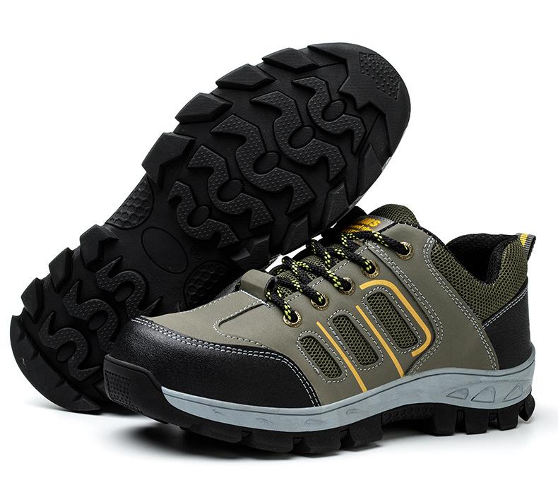 

Lightweight Comfortable Safety Shoes Protect Work Shoes Men Anti-smashing Puncture Anti Slip Abrasion Resistant Breathable 46
