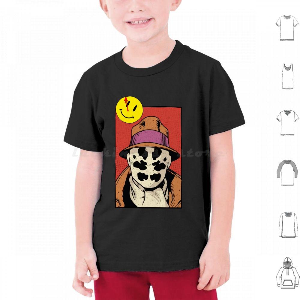 WatchmenRorschach T Shirt 6xl Cotton Cool Tee Rorschach Watchmen Comics Vintage Classic Retro Textured Comic Walter Joseph