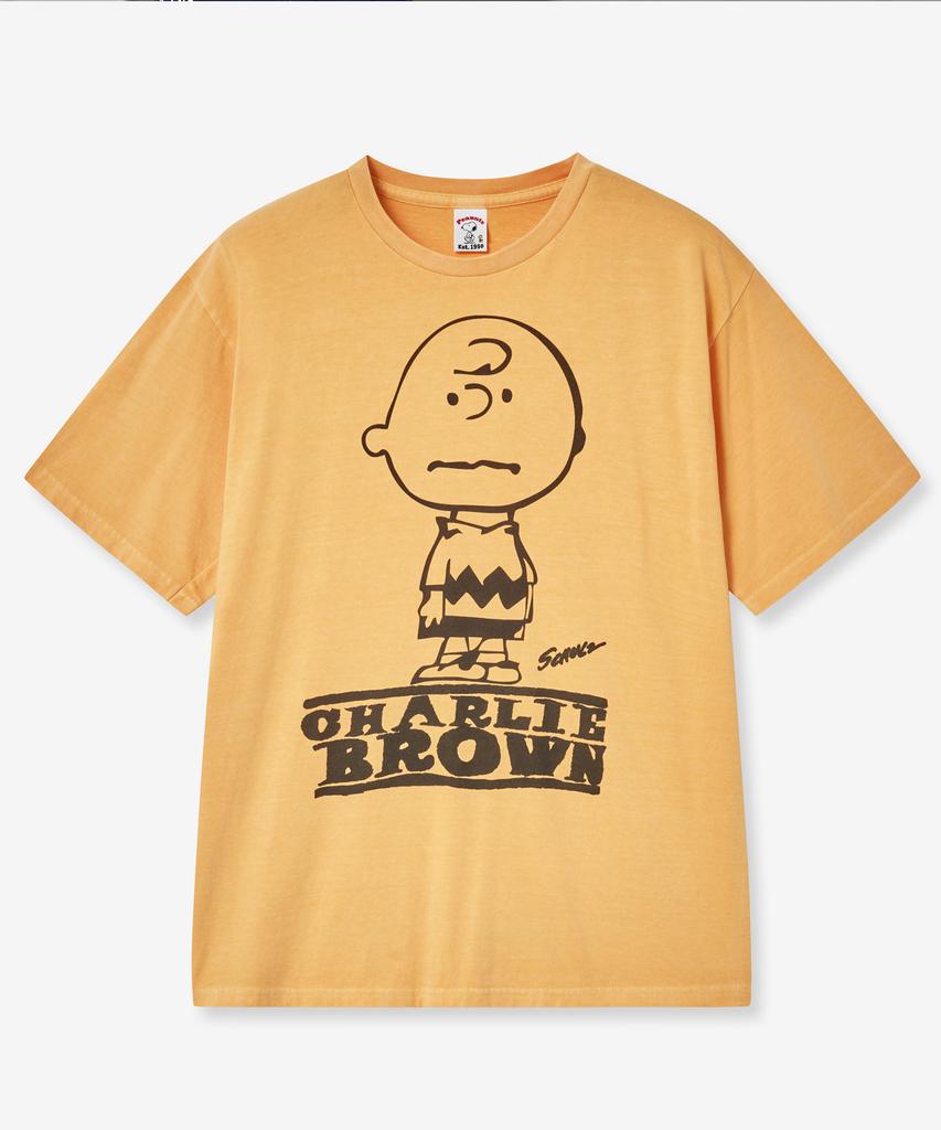 VTWO Charlie Brown Pigment T-Shirt (Yellow)