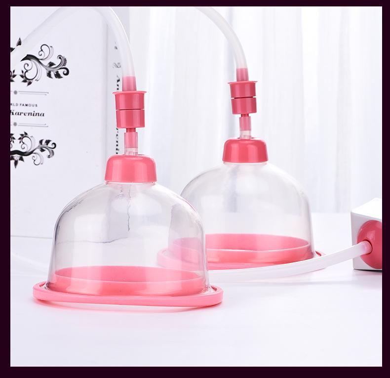Electric Vibration Heated Breast Massager for Home Breast Care and Enhancement
