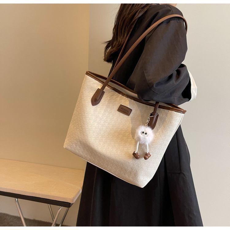 Damen 2024 Casual Tote Bag mit großem Fassungsvermögen für Arbeit und Studium