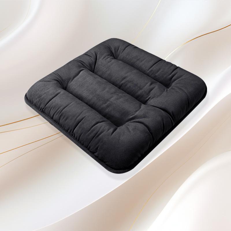 Plush Heated Car Seat Cushion - Winter Warm Fleece-Lined Thickened Cushion