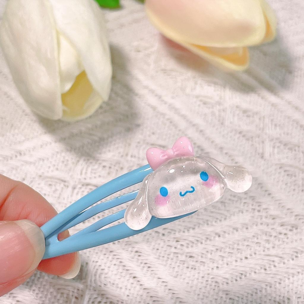 Transparent Cartoon Sanrio Shark Clip Summer Large Kulomie Grab Clip Hairpin Back Head Hair Accessories Headgear Hairpin