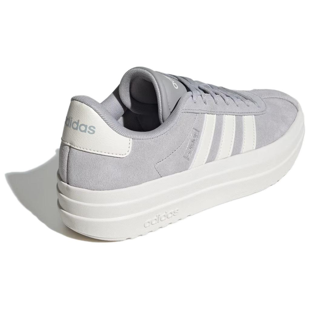 Adidas Neo Vl Court Bold Cushioning Durable Low-Top Skate Shoes Women Sneakers White Gray IF9784