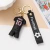 World Cup Soccer Jersey Keychain, Outdoor Sports Series Car Keychain, Doll Bag Charm Creative Small Gift
