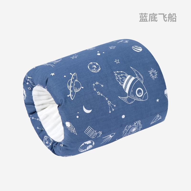 Almofada de Braço de Algodão para Amamentação de Bebê Recém-nascido Almofada de Amamentação Lã Grossa Macia Almofada Calmante para Bebê Itens de Cama