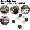 Car Sunroof Mounting Kit Stainless Steel Magnetic Car Roof Satellite Mount for Rear Windscreen Front Windscreen