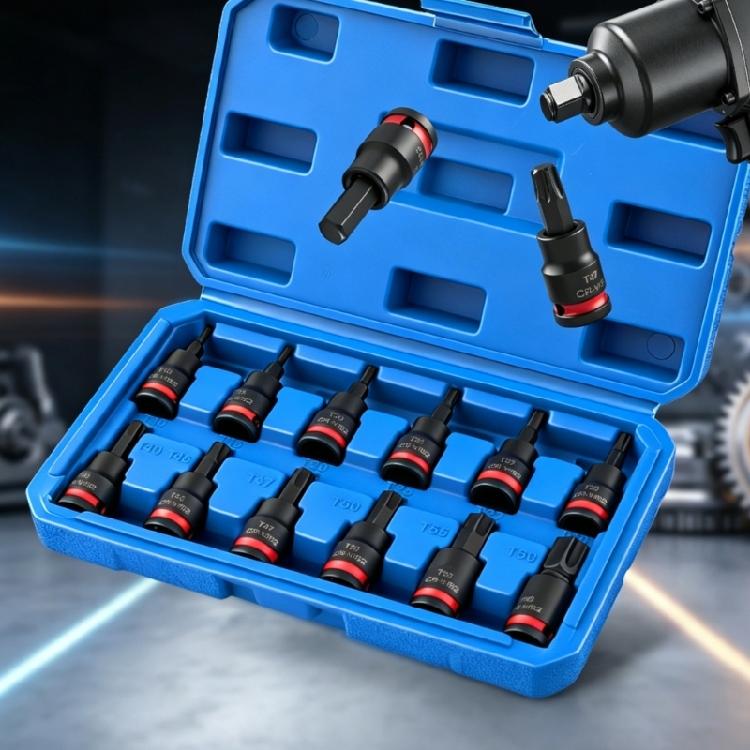 24Pcs Universal 38Inch Hexagonal Shank Socket Bit Set Hexagonal / Bit Socket For Automotive And Industrial Applications