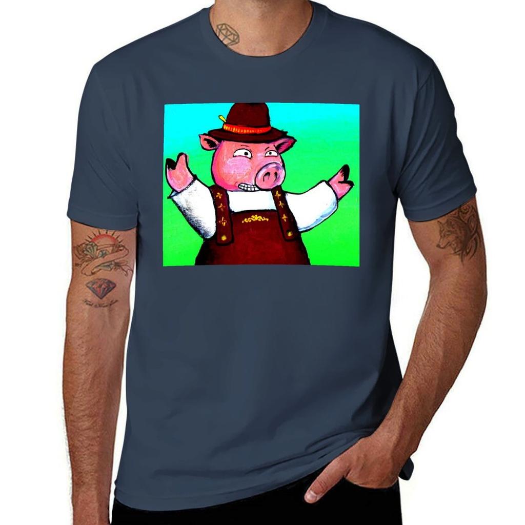 Pigtoberfest Tshirt Work Wear Breathable Tee