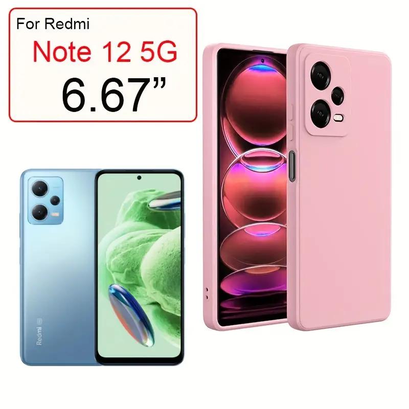 Liquid Silicone Case For Xiaomi Redmi 12 12C 13C Shockproof Case For Redmi Note 12 Pro Plus Note 12S 4G Note 12 5G 4G Note12 Pro+ 5G Phone Cover