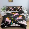 3D Cartoon Unicorn Duvet Cover Set For Kid's Bedroom King Twin Bedding Set Luxury Cozy QuiltComforter Covers Home Decor