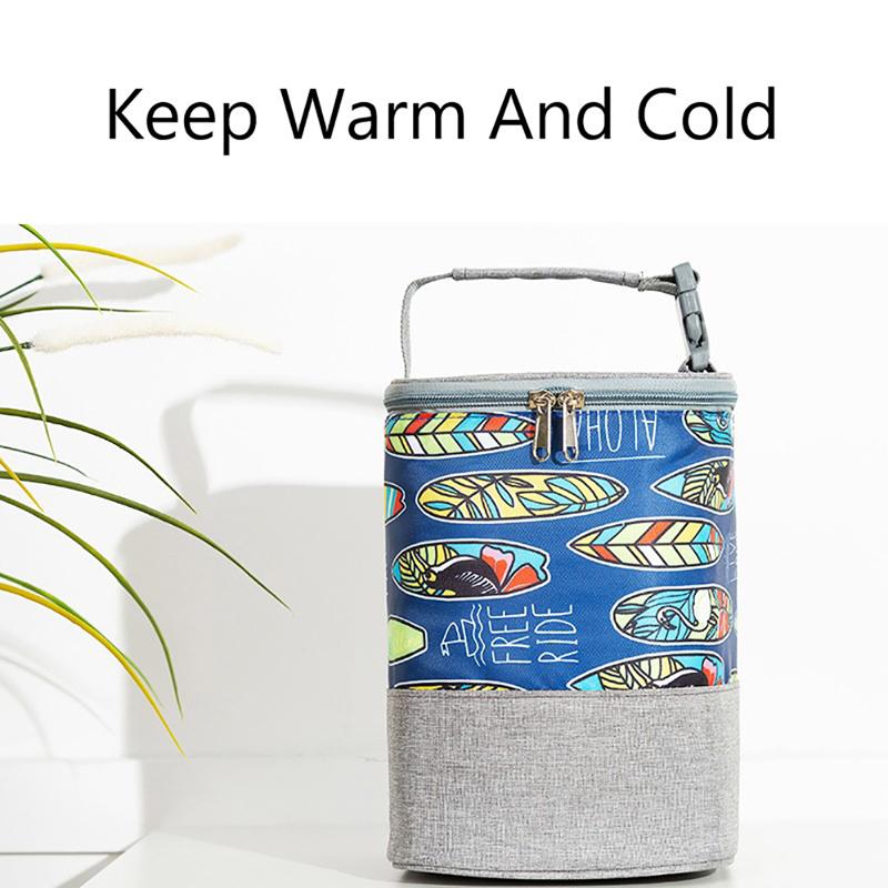 Přenosný ohřívač kojeneckých lahví na mléko, termotaška pro izolaci lahví, taška na zavěšení