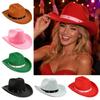 Vintage Western Cowboyhut Filz Jazzhut Neuer Cowgirlhut Für Männer Frauen