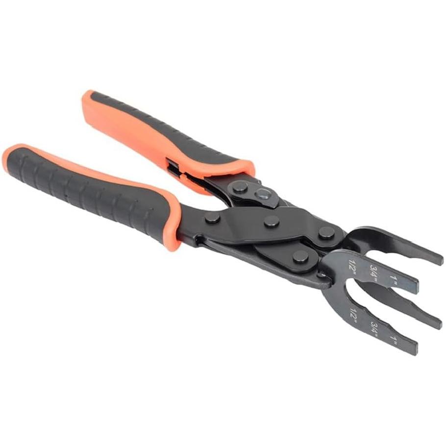 

Push-Fit Disconnect Tong Tool for Easily Removing Push-To-Connect Fittings(1/2in, 3/4in, 1in), Multi-Sized Removal Tool