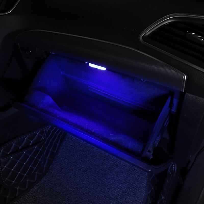Adjustable Brightness Rechargeable Car Atmosphere LED Light with Touch Operation and Eye Friendly Illumination for Trips