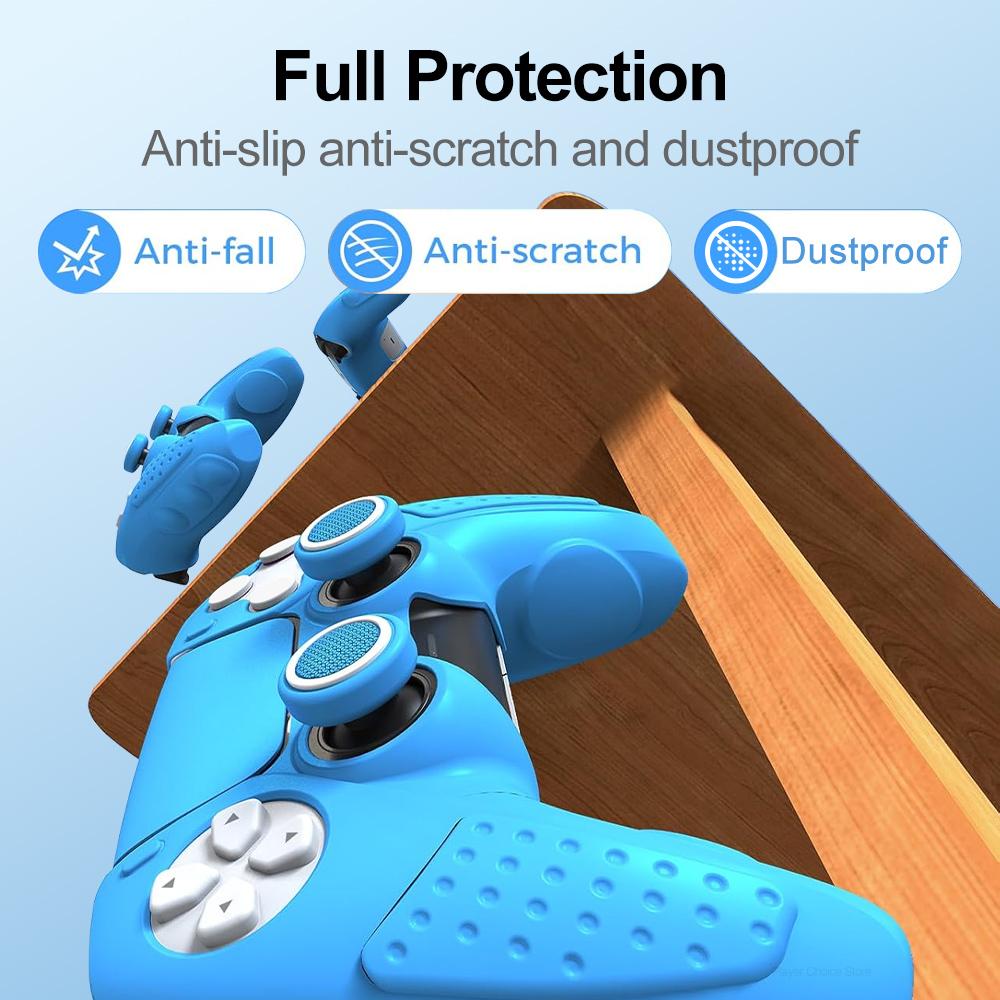 Silicone Cover for PS5 Controller Accessories IINE Protective Case Kit Anti-slip Freemove Comfortable Grip Simple Installation