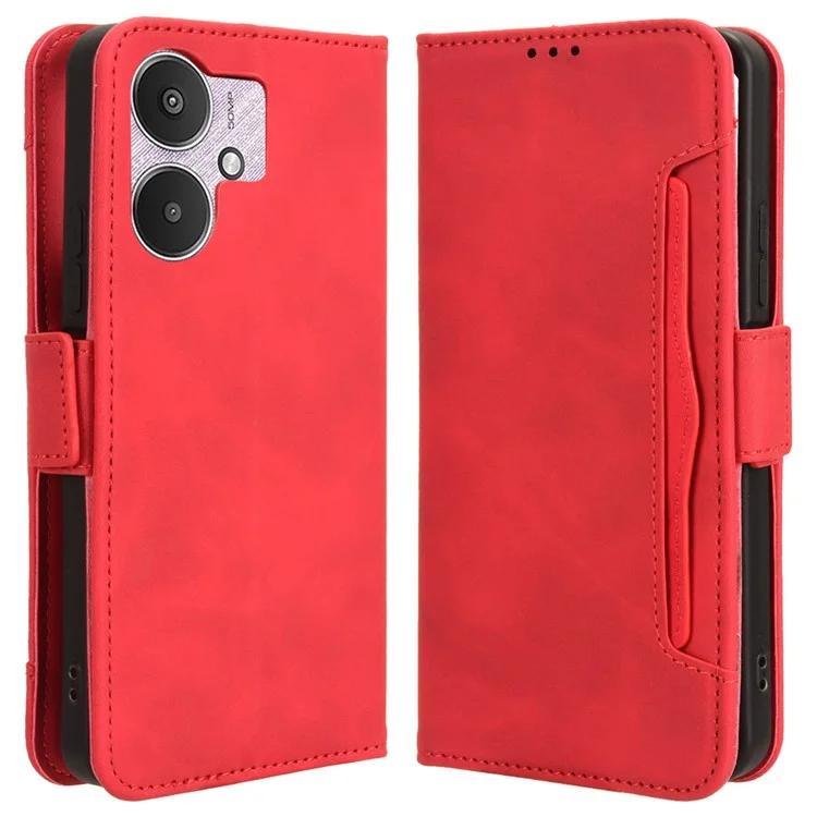 

Для Xiaomi Redmi 13C 5G 13R 5G Poco M6 5G кожаный чехол-кошелек с подставкой, держатель для карт, чехол для телефона