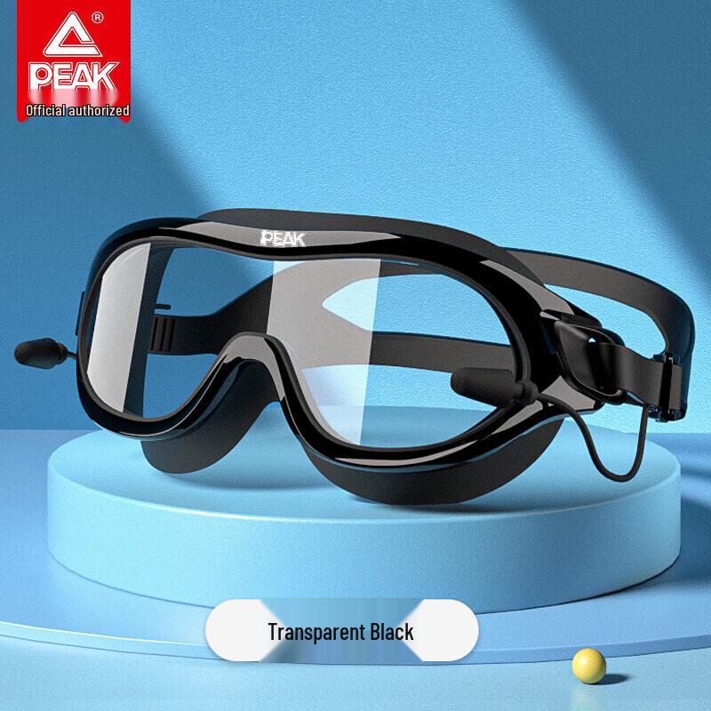 PEAK Adult Anti-Fog Swimming Goggles with Earplugs