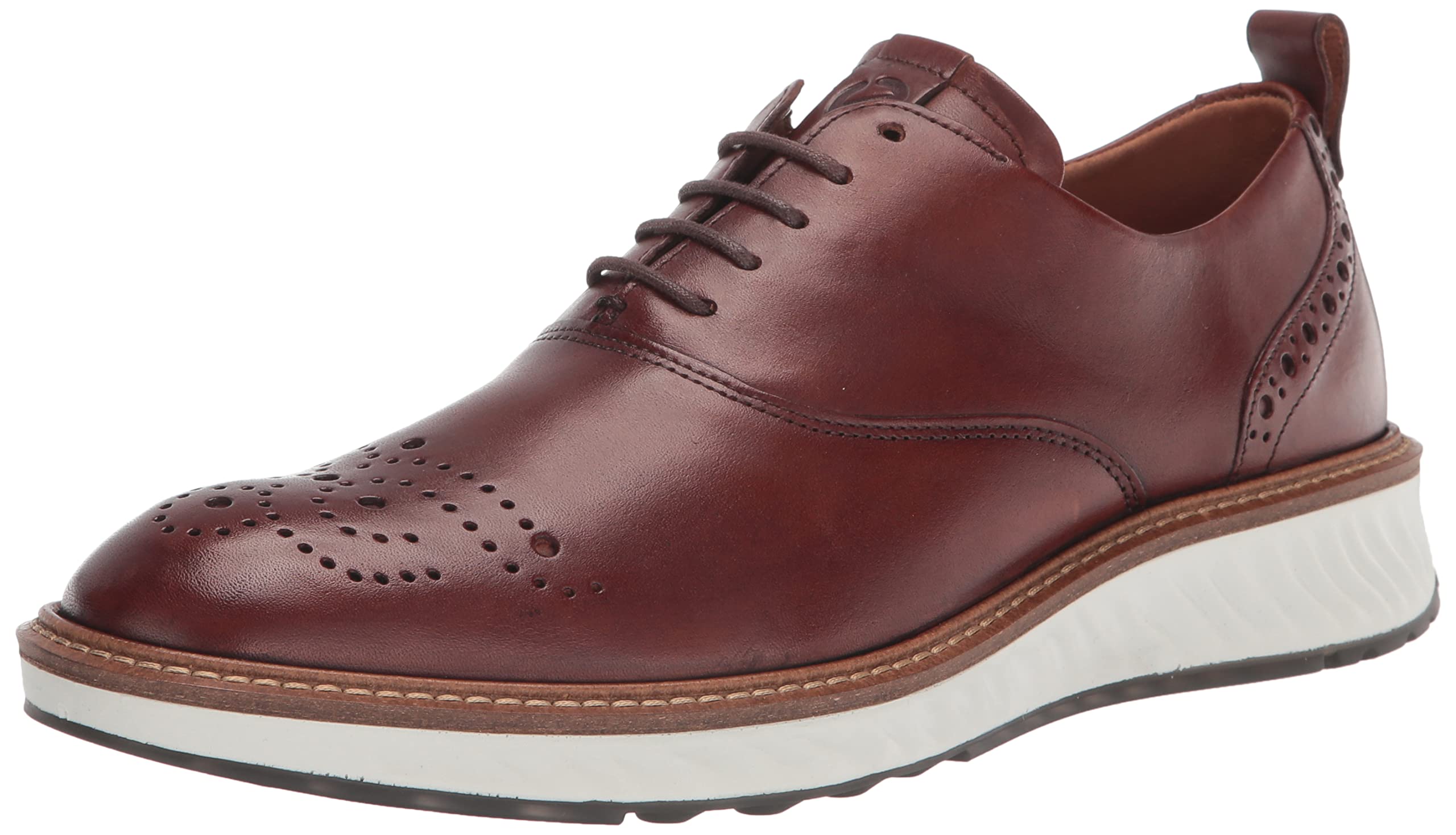 

ECCO чоловічий ST. 1 Hybrid Derby Wing Tip Oxford, коньяк, 6-6,5