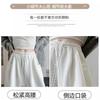 White Wide-leg Pants Women's Spring and Autumn New High-waisted Mopping and Thin Loose Straight Sweatpants Casual Sports Trousers