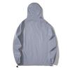Windproof Reflective Jacket - European/American Sizes, Solid Color, Trendy for Spring/Autumn