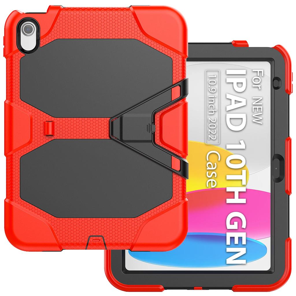 Kickstand Case for iPad 10th 2022 10.2inch iPad 8th 7th Gen 2020 Mini 46 Shock Dirt Proof Silicone Rugged Stand Cover Hard Case