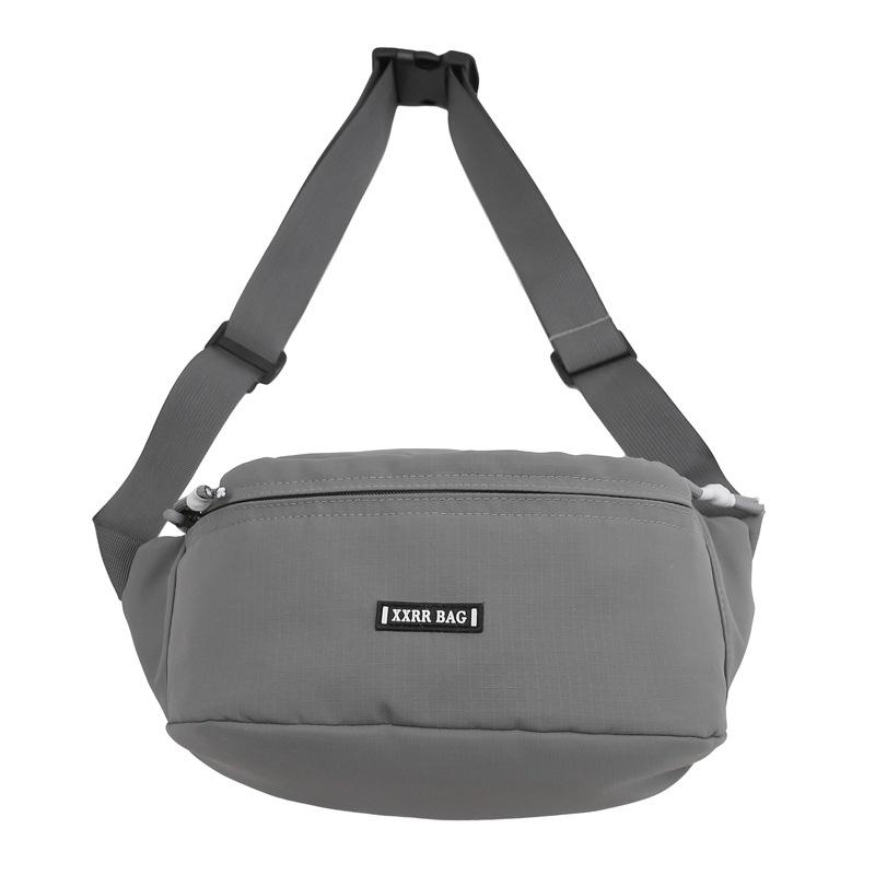 Fashion Couple Fashion Simple Niche Design Breast Bag Trend Casual Versatile Sports Messenger Bag