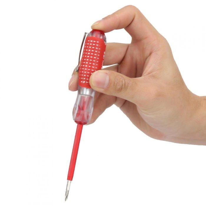 Stylo testeur de tension 100-500V — tournevis électrique détecteur de tension