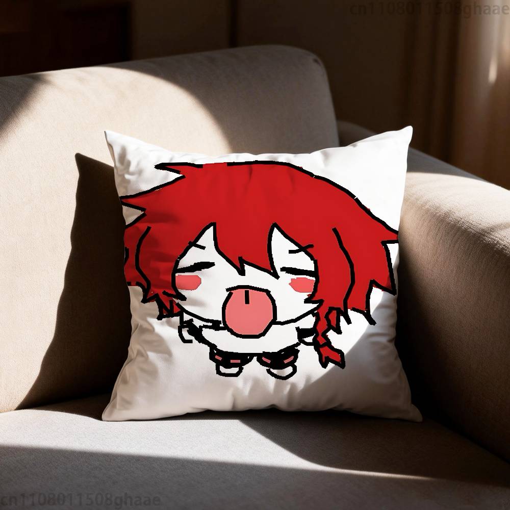 Zeno Remake Anime Pillow Case Sofa Living Room Bedroom Headboard Backrest Cushion Square Cushion Nap Time