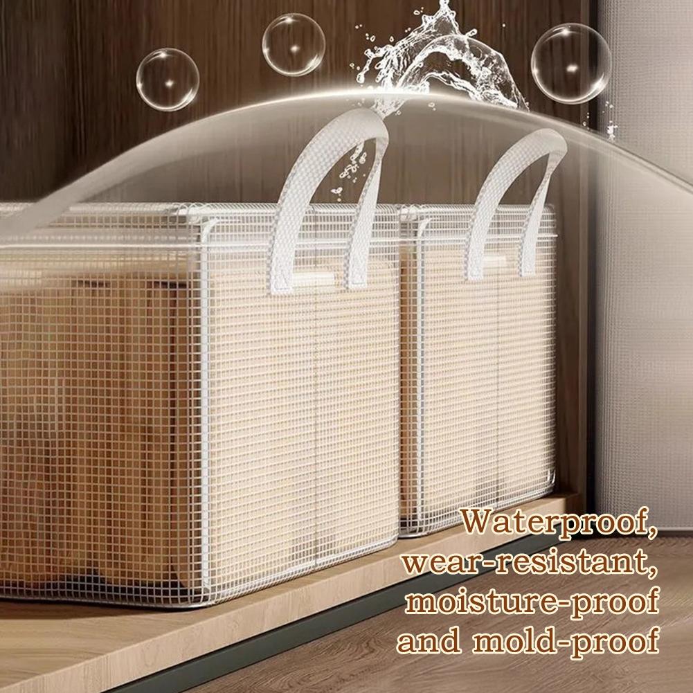 Faltbare Kleideraufbewahrungstasche Organizer Aufbewahrungsbox mit Deckel Saisonale Kleiderrotation Aufbewahrung Umzugspackung Kleiderschrankaufbewahrung