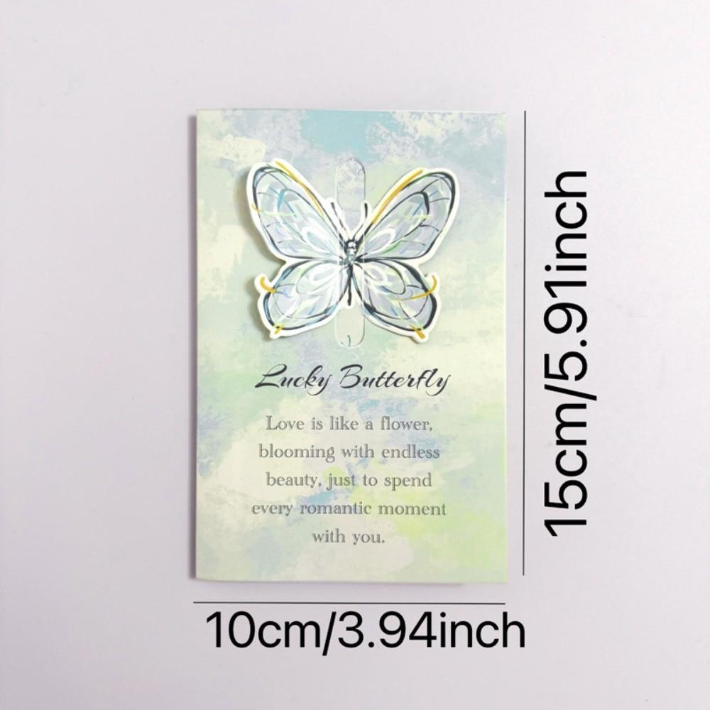 Handmade 3D Butterfly Greeting Card Beautiful Design with Envelope Vintage Foldable Card Romantic Creative Folding Greeting Card
