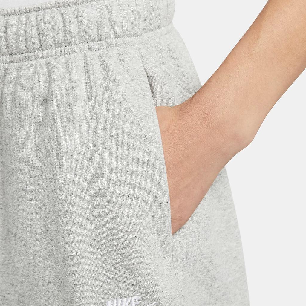 Nike Solid Color Logo Embroidery Joggers Women Bottoms Grey DQ5801-063