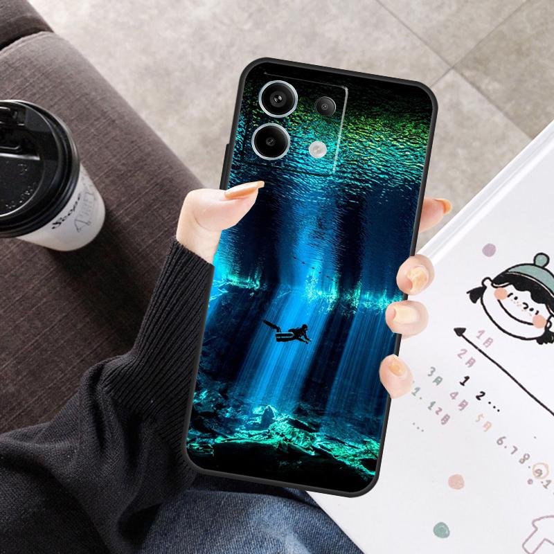 

Scuba Diving Diver Cover For Xiaomi Redmi Note 14 10 11 12 13 15 Pro Plus Case For Redmi 15 15C 14C 12C 10C 13C Redmi 15 4G